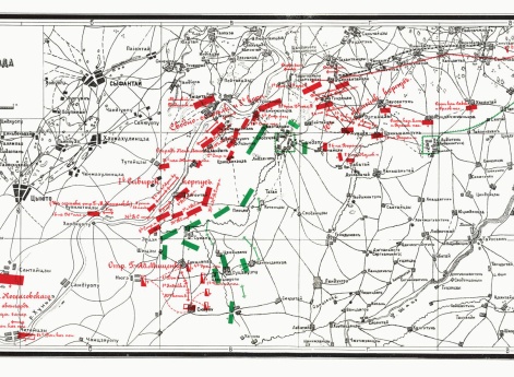 Карта № 60. Бои 15 января 1905 г. Русско-Японская война 1904-1905 гг.