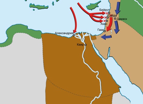 Вторая турецко-египетская война 1839–1841 гг. Кампания 1840 г.