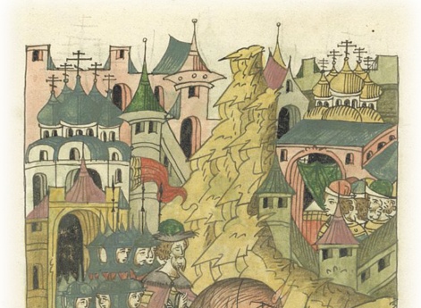 Поход великого князя Василия Васильевича на Великий Новгород. Великий князь идет ратью на Новгород за нарушение новгородцами договора.