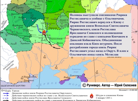 Участие половцев в усобице зимой 1202–1203 гг.