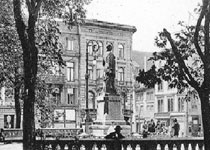 Вид на площадь Кайзера Вильгельма