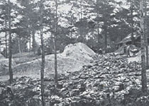 Возле могил