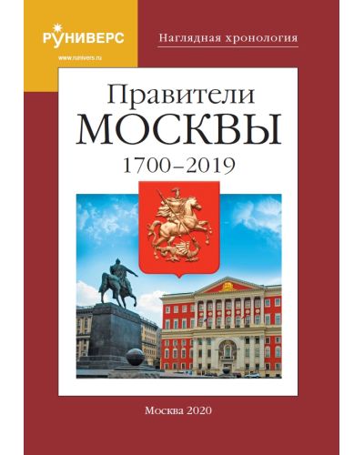 Наглядная хронология. Правители Москвы. 1700 – 2019 гг.