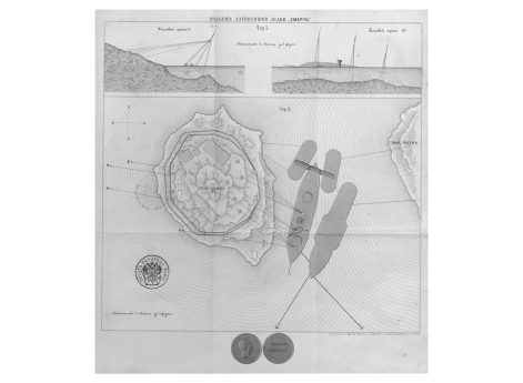 Схемы подъема затонувшей лодки "Смерч"