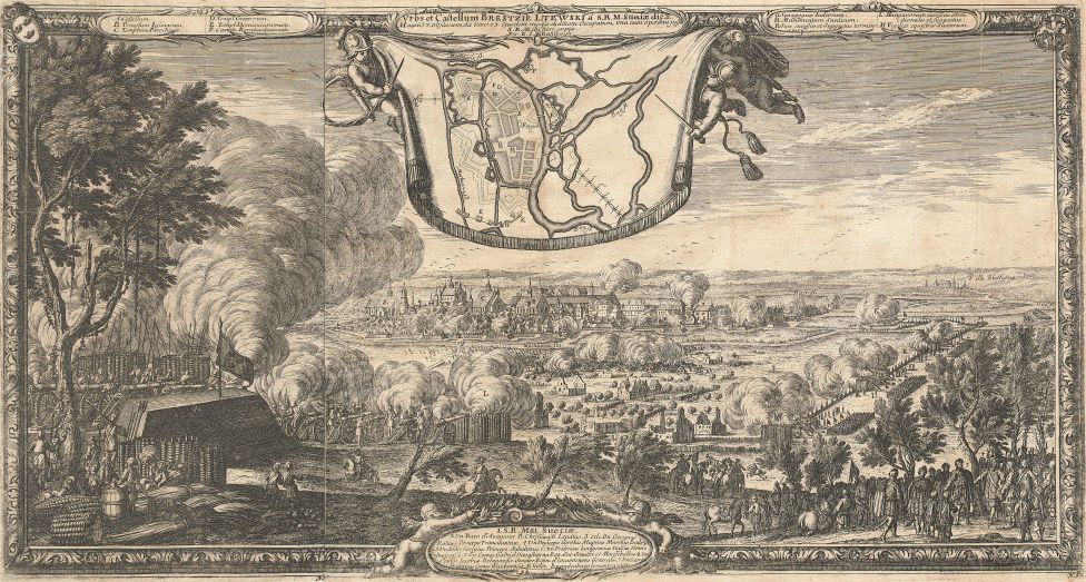 План г. Брест-Литовского в 1657 г.