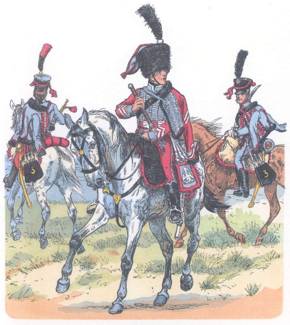 Франция. 3-й гусарский полк