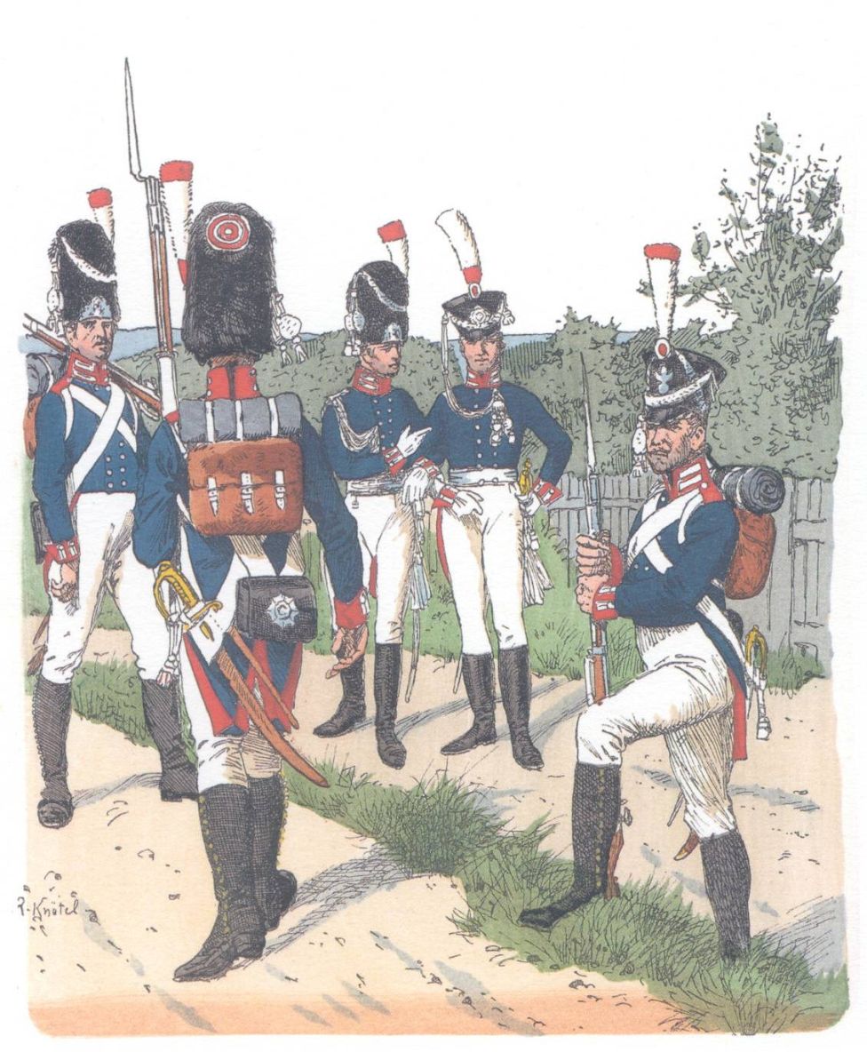 Гессен-Кассель. Пешая гвардия (1813-21)