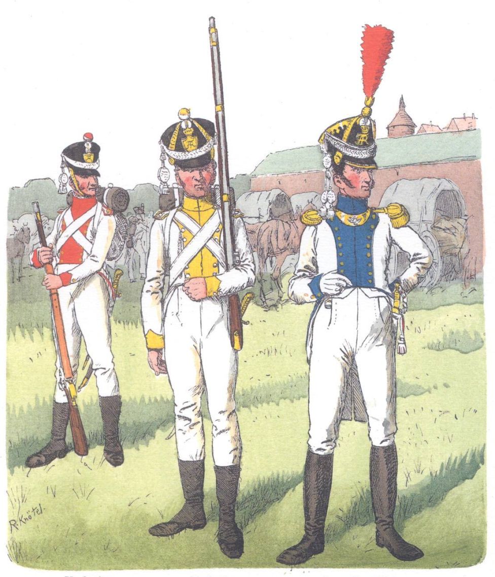 Саксония. Пехота (1810)