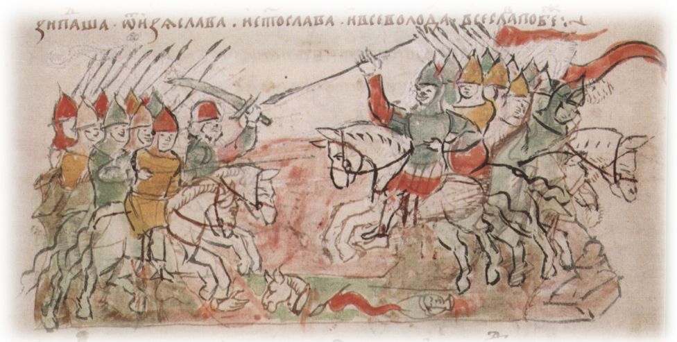 Битва Изяслава Ярославича Киевского, Святослава Ярославича Черниговского и Всеволода Ярославича Переяславского с Всеславом Брячиславичем Полоцким на реке Немизе; поражение и бегство Всеслава.