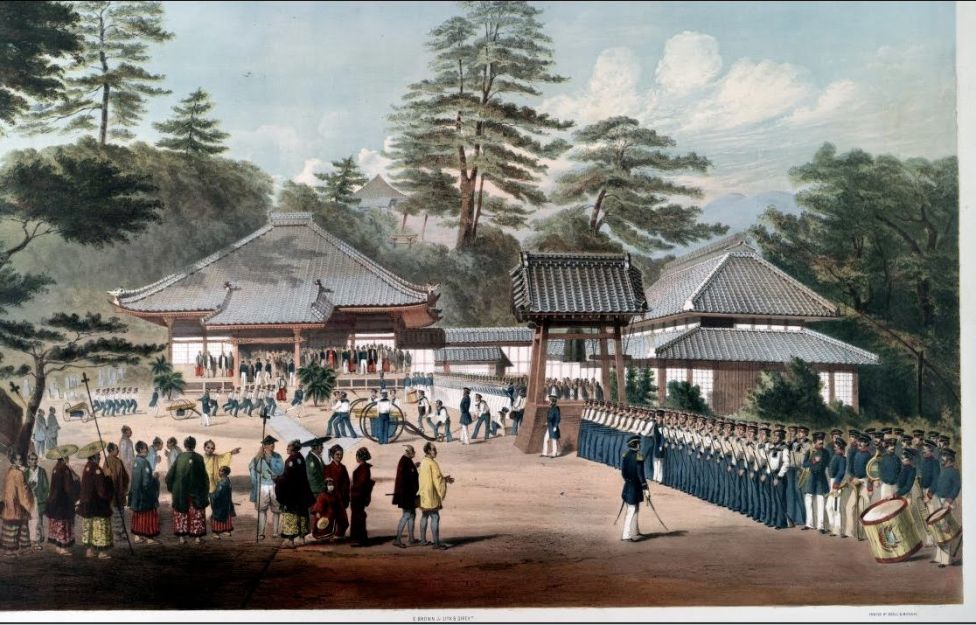 Американская морская пехота в Японии, 1854 год