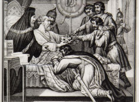 1054 год. 20 февраля скончался великий князь Ярослав, киевский престол перешел к его сыну Изяславу