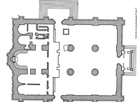 Успенский собор Московского Кремля. 1475-1479 гг. План