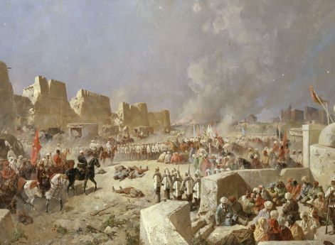 Вступление русских войск в Самарканд. Н.Н.Каразин. 1888 год. Государственный Русский музей, Санкт-Петербург