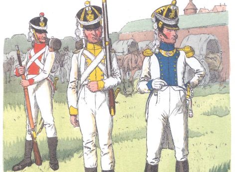 Саксония. Пехота (1810)