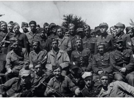 Бойцы польской бригады Святого Креста. Май 1945 г.