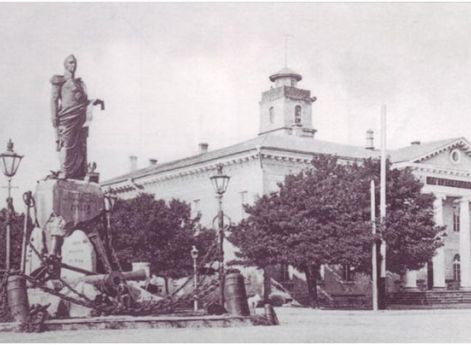 М.О.Микешин, А.М. Опекушин. Памятник А.С. Грейгу в Николаеве (1873)