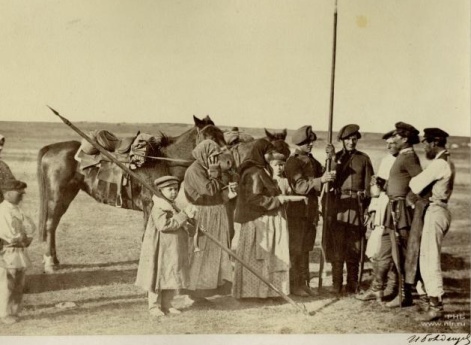 Проводы донских казаков на службу. Сентябрь 1876 г.
