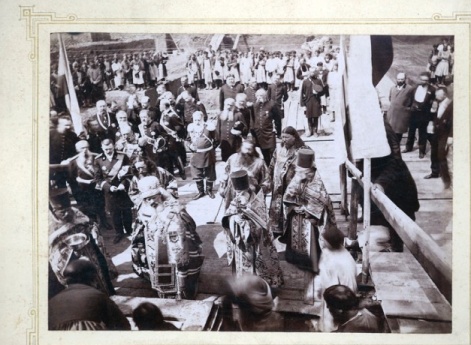 Закладка городского Нижегородского театра. 1895 г. Нижний Новгород