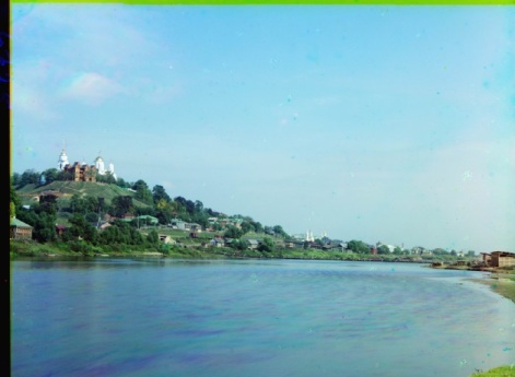 Владимир. 1911. Общее положение города по Клязьме.