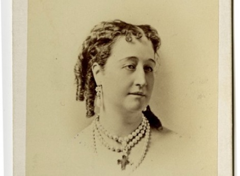 Портрет императрицы Евгении, супруги императора Наполеона III. Около 1863 г.