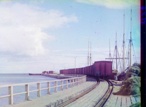 Ж.д. дамба в Сорочей Губе.