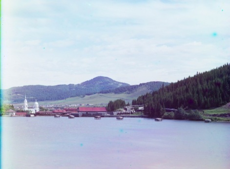 Симский завод. Общий вид с Шелывагиной шишки.