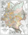 Карта Европейской России