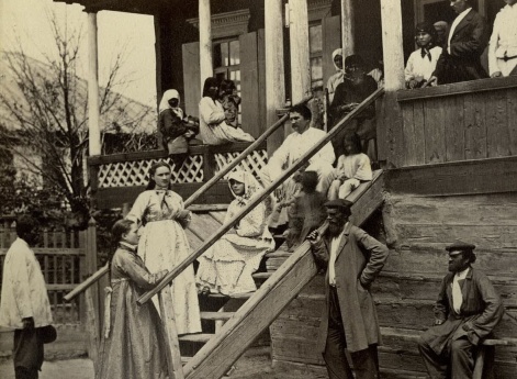 Казачье семейство в праздник