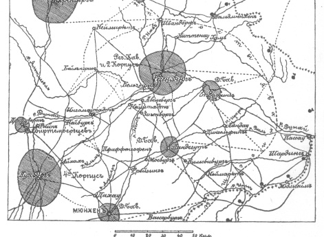 Проект развертывания армии Наполеона к 10 апреля 1809 года