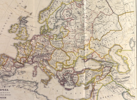 Европа в конце XI столетия (крестовые походы) и Россия в 1054 году по Шпрунеру, Брейдшнейдеру, Крузе, Павлищеву и Замысловскому