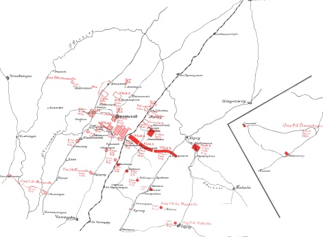 Расположение русских армий к 1 мая 1905 года