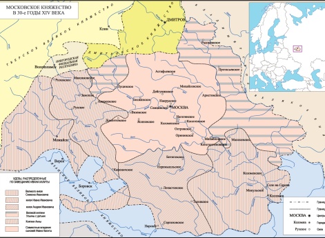 Московское княжество в 30-е годы XIV века