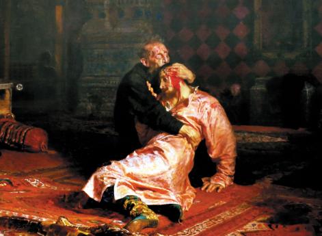 Иван Грозный и сын его Иван 16 ноября 1581 года