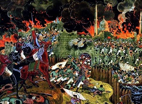 Штурм Измаила (шкатулка)