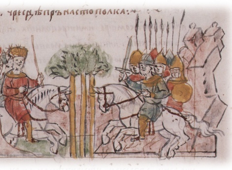 Встреча Владимира Всеволодовича Мономаха (Переяславского) с отрядами князей Давыда Святославича Черниговского и Олега Святославича Муромского для совета о совместных действиях против Давыда Игоревича Волынского и Святополка Изяславича Киевского.