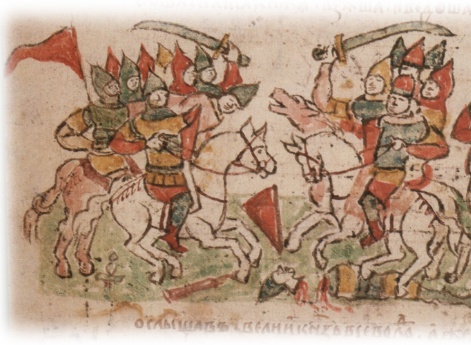 Сражение полков Мстислава Романовича и Василька Володаревича Минского; пленение Мстислава Васильком.