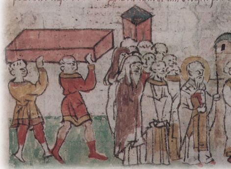 Принесение и торжественная встреча во Владимире доски от гроба св. великомученика Димитрия Солунского.