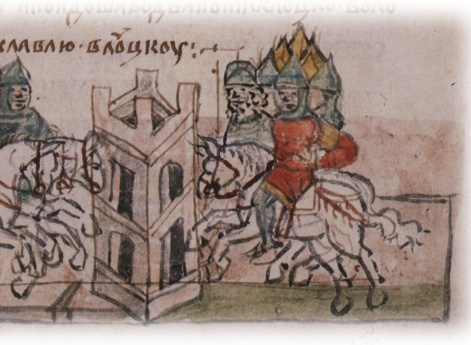 Движение войск, союзных Юрию Владимировичу Долгорукому (Киевскому), с разных сторон к Луцку