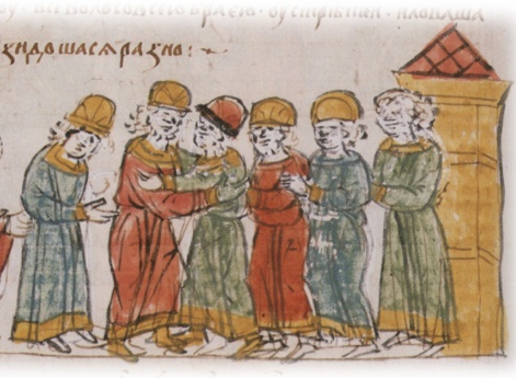 Примирение Всеволода Ольговича Киевского, Изяслава Давыдовича (?) Берестейского и Святослава Ольговича Клецкого с Владимиром Володаревичем Галицким при посредничестве Игоря Ольговича (?) Гомельского.