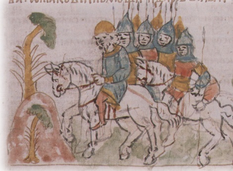 Возвращение Ярополка Владимиревича Переяславского с дружиной после победы над половцами.