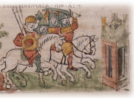 Поход Владимира Володаревича Галицкого на Киевскую землю.