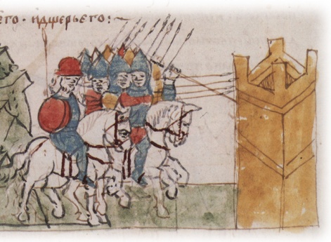 Взятие Полоцка по повелению Владимира Святославича Киевского.