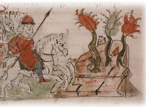 Вторичный поход Владимира Святославича на вятичей.