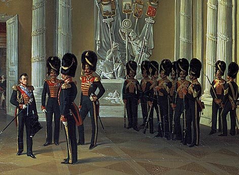 Часть Белого (Гербового) зала в Зимнем дворце