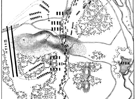 Сражение под Нарвой 19 ноября 1700 года