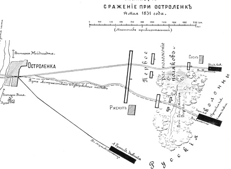 Сражение при Остроленке 14 мая 1831 года