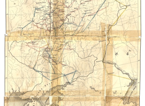 Чертеж городов, сторож и станичных разъездов на Степной Украине Московского государства