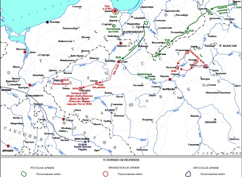 Заграничные походы Русской армии 1813-1814 гг. Положение на 31 января 1813 г.