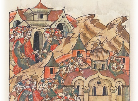 Князь Андрей Боголюбский закладывает во Владимире каменную соборную церковь Успения Пречистой Богородицы.