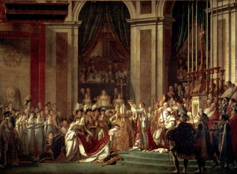 Коронование императора Наполеона I и императрицы Жозефины в соборе Парижской Богоматери 2 декабря 1804 года